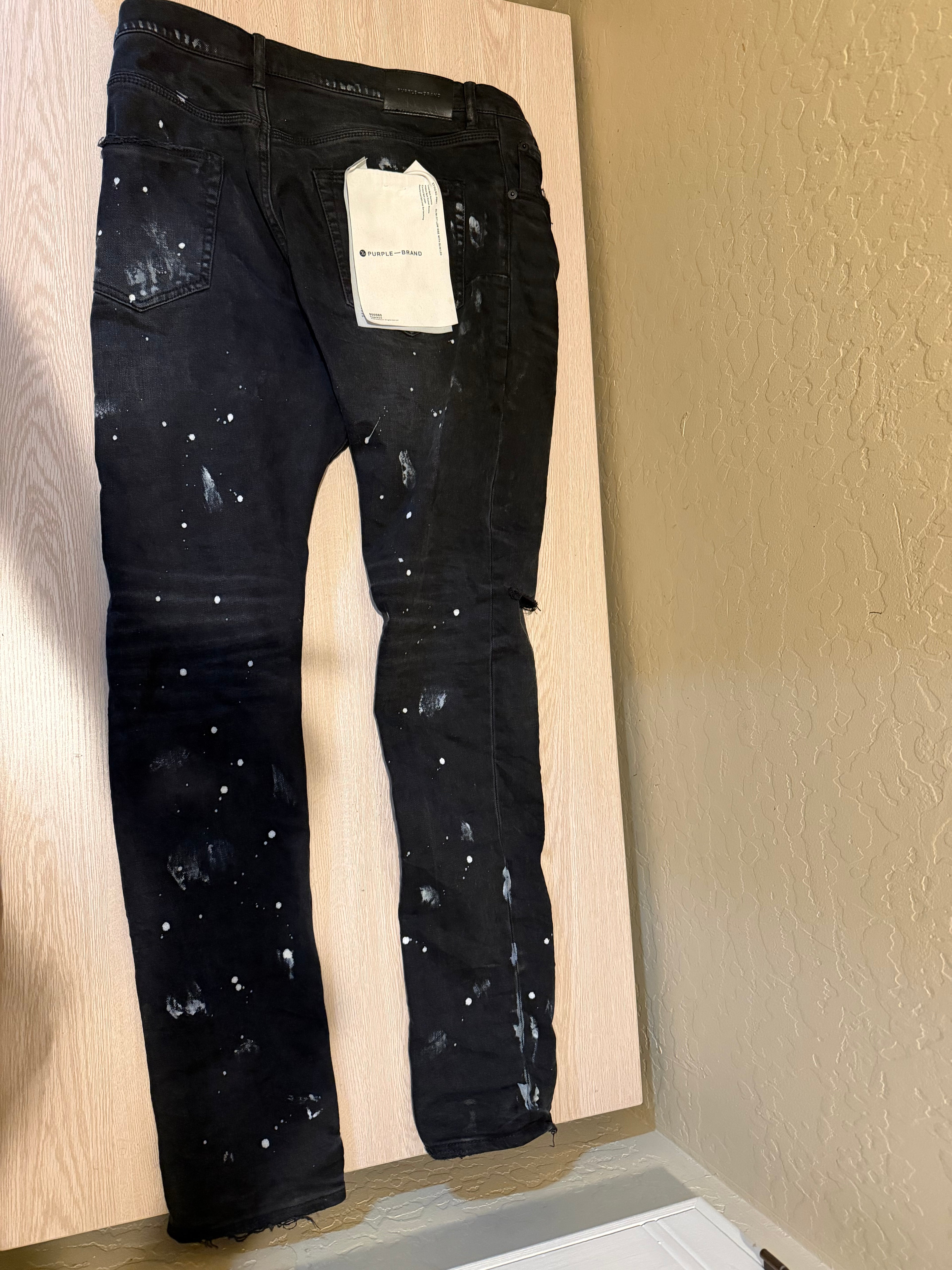 Purple jeans